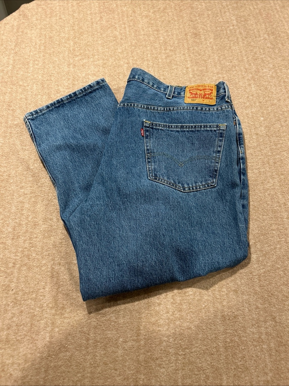 Levi's Men's Denim Jeans 46x30 in Medium Blue